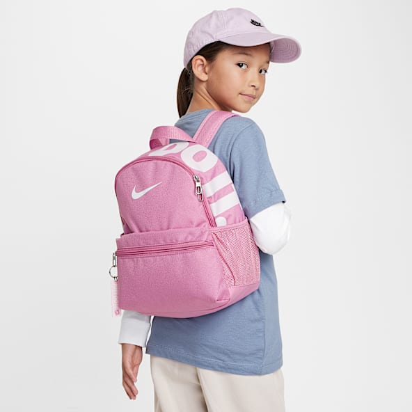 Girls Pink Backpacks. Nike UK
